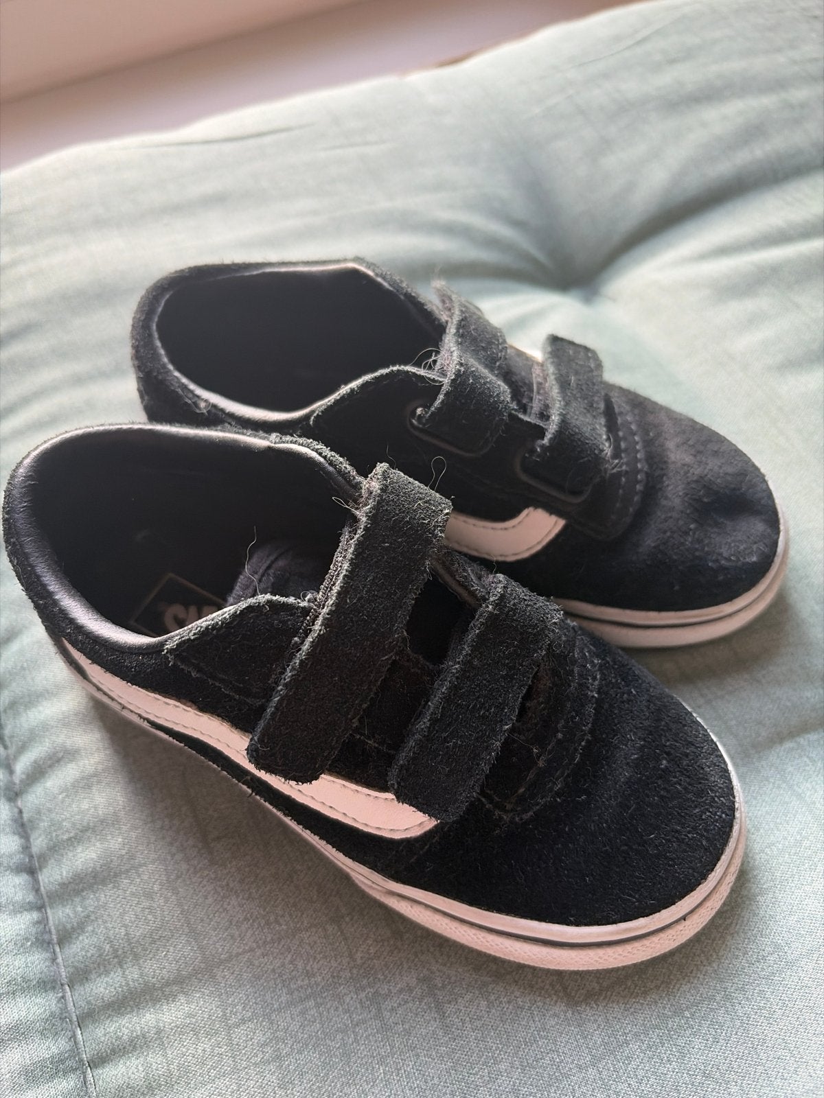 Vans Old Skool V sneakers - Zwart - Maat 25,5, Kinderen en Baby's, Ophalen, Zo goed als nieuw, Jongen of Meisje, Schoenen
