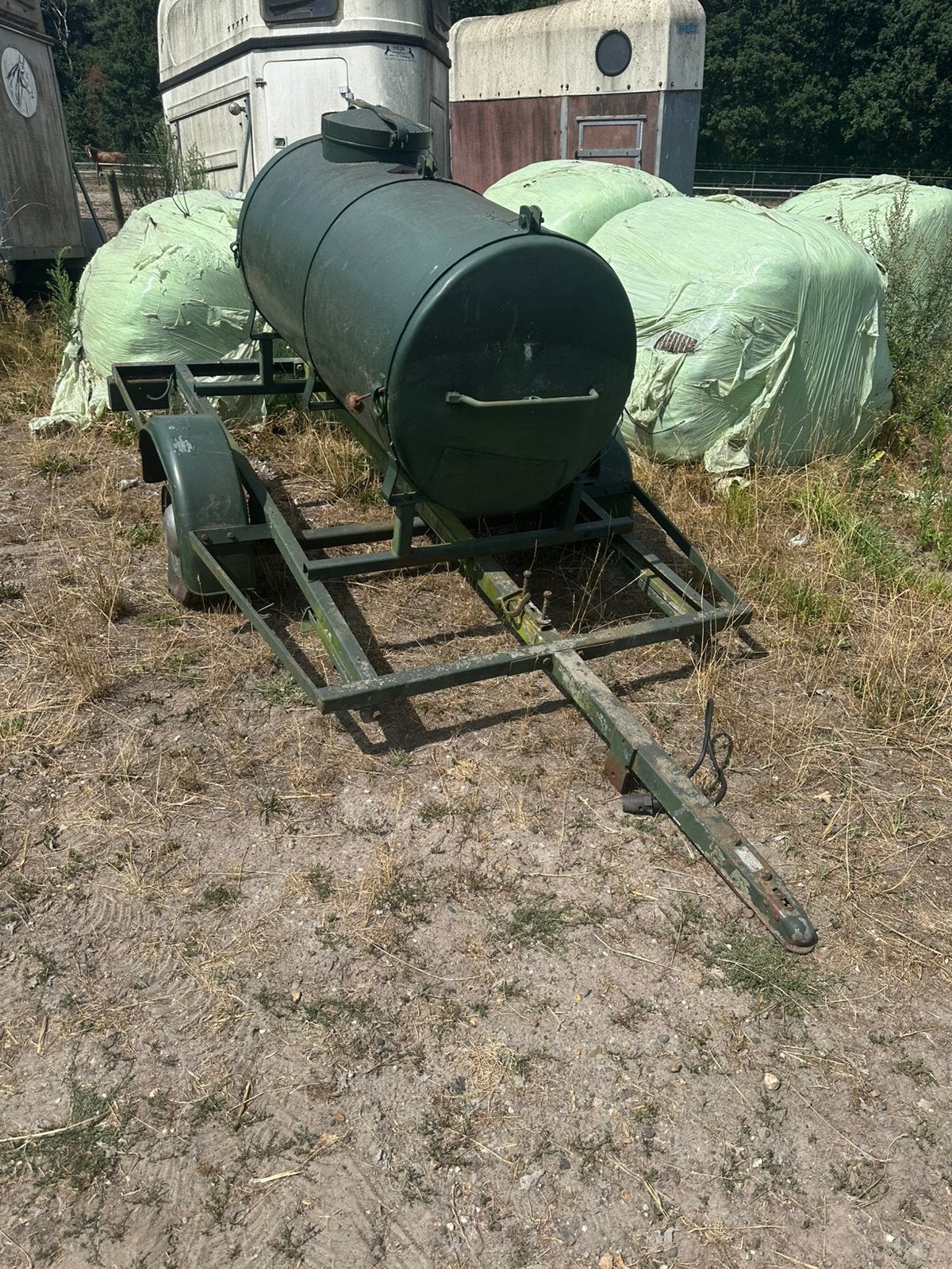 Watertank, Ophalen, Gebruikt