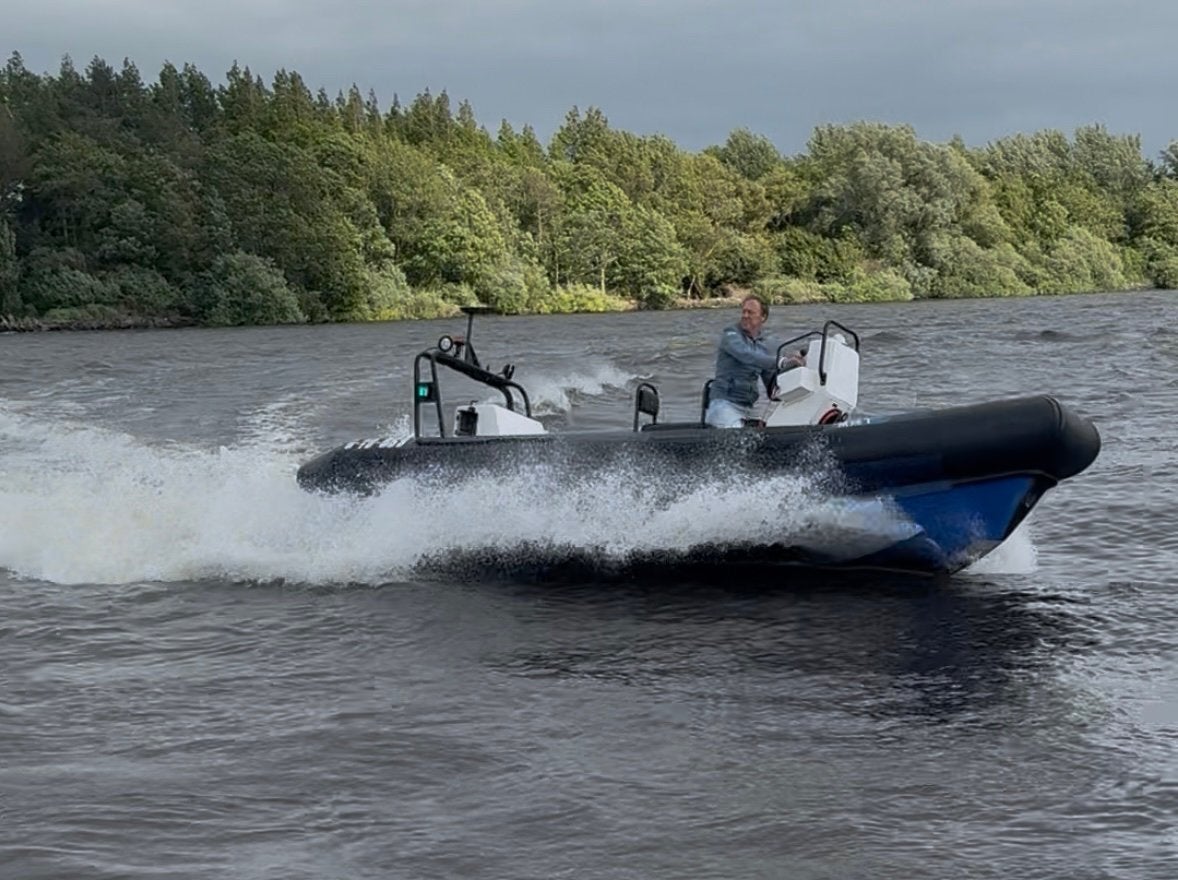 Boomeranger 550 RIB - 180 pk turbo diesel inboard (ex KLPD), Watersport en Boten, Ophalen, Gebruikt