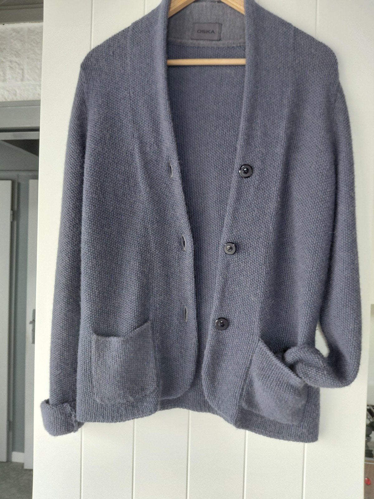 Oska colbert/jasje. jeansblauw. maat m, Oska, Verzenden, Zo goed als nieuw, Maat 42/44 (L)