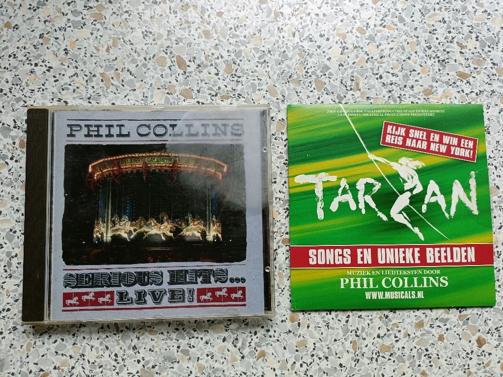 Een CD en een Single van de zanger "Phil Collins"., Ophalen of Verzenden, 1990 - 1999, Zo goed als nieuw