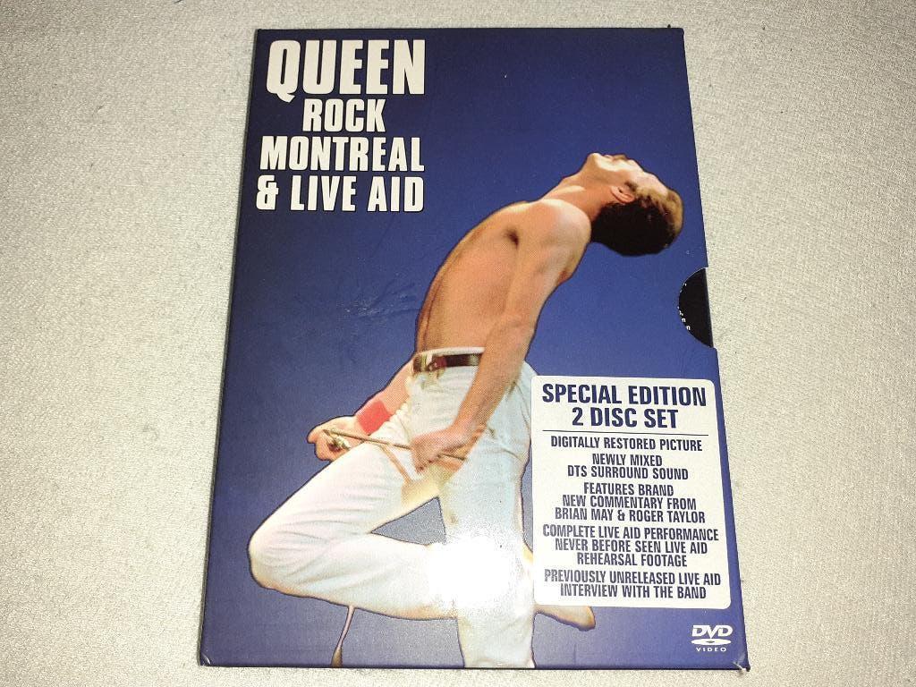 2 dvd set QUEEN - Rock Montreal & Live Aid 2007, Alle leeftijden, Boxset, Muziek en Concerten, Ophalen of Verzenden
