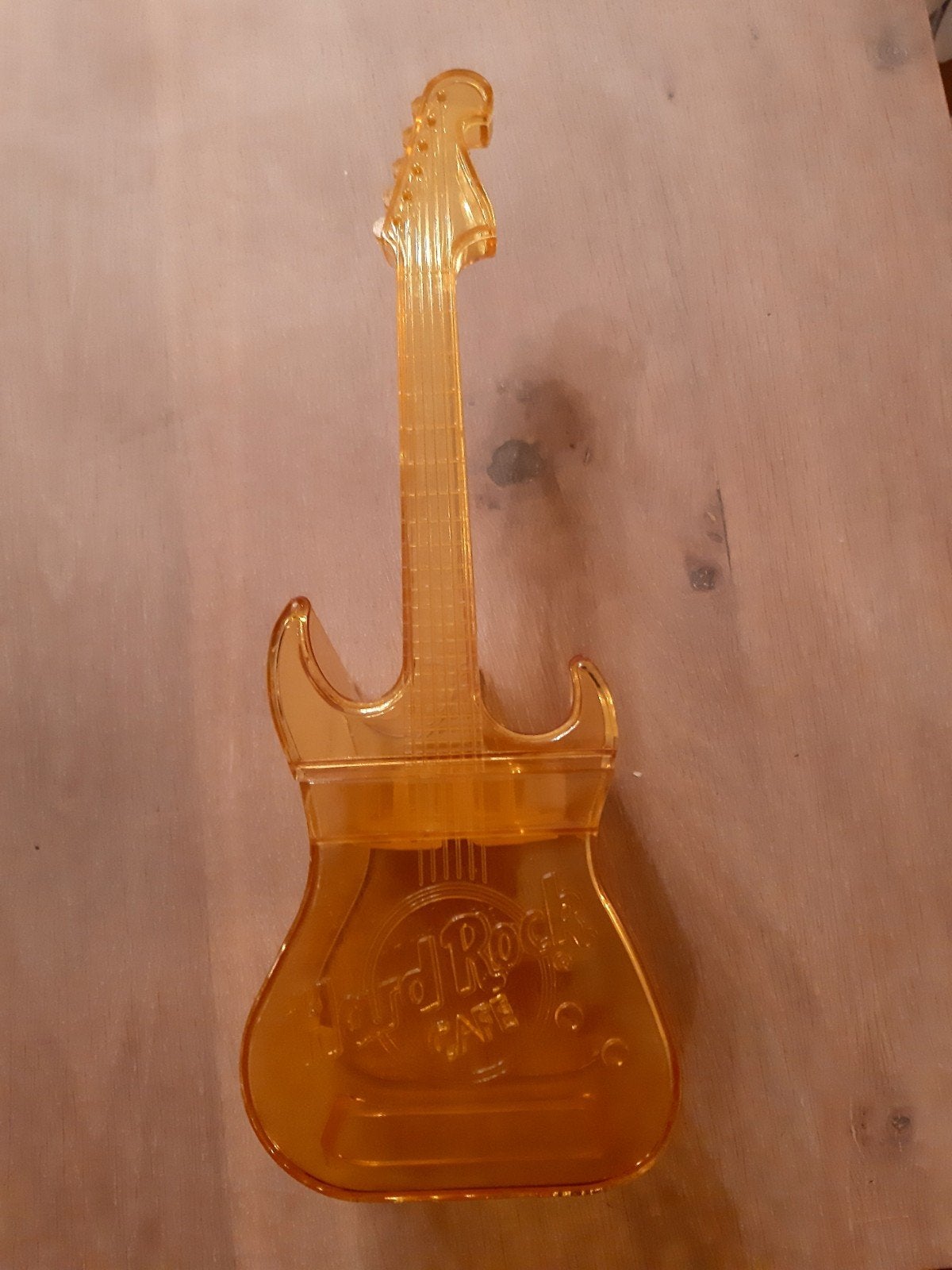 Hard Rock Cafe gitaar flesje - verzamelobject cocktailshaker, Verzamelen, Ophalen of Verzenden, Zo goed als nieuw