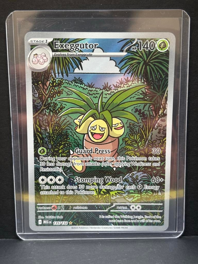 Exeggutor 135/132 - Pokémon Kaart, Ophalen of Verzenden, Zo goed als nieuw, Losse kaart