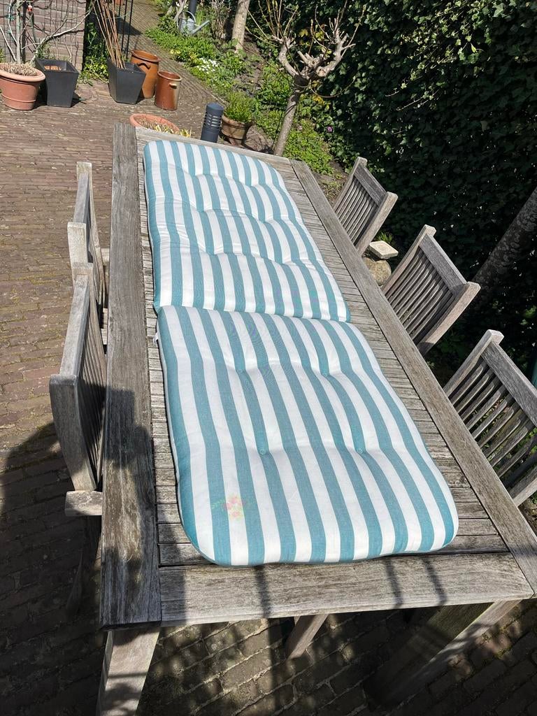 Ligbedkussen groen/wit gestreept Merk switchsit 200x65, Ophalen of Verzenden, Nieuw