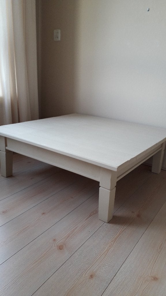(Salon) tafel, Huis en Inrichting, Tafels | Salontafels, 50 tot 100 cm, Vierkant, Zo goed als nieuw, Tijdloos