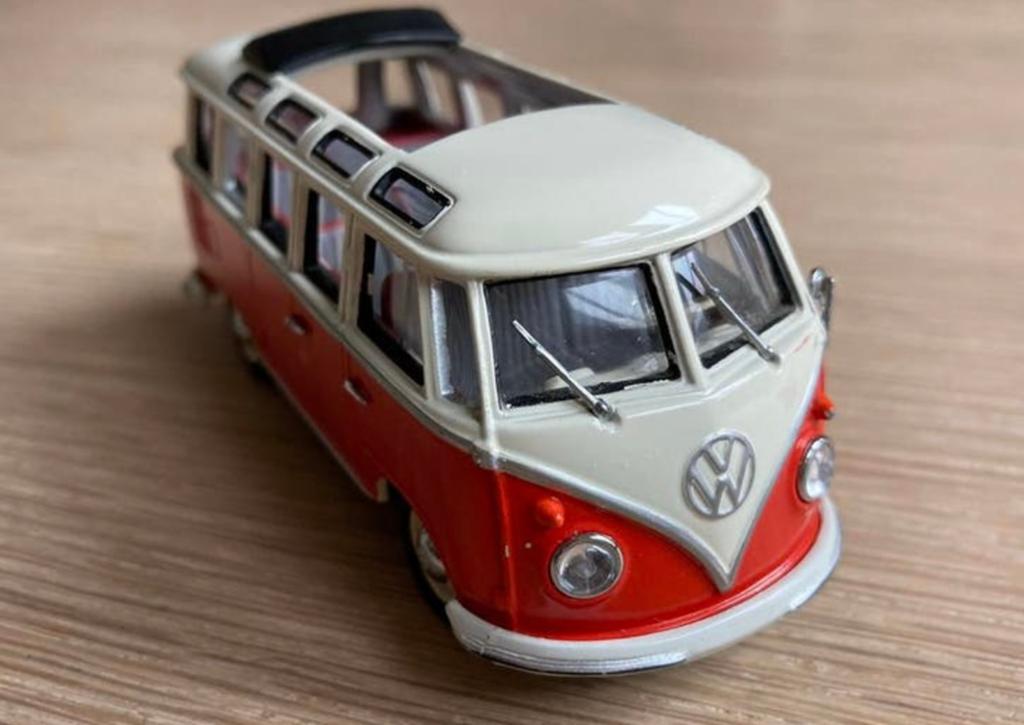 Minichamps VW Samba transporter T1 VW camper bus 1:43, Overige merken, Auto, 1:32 tot 1:50, Ophalen of Verzenden