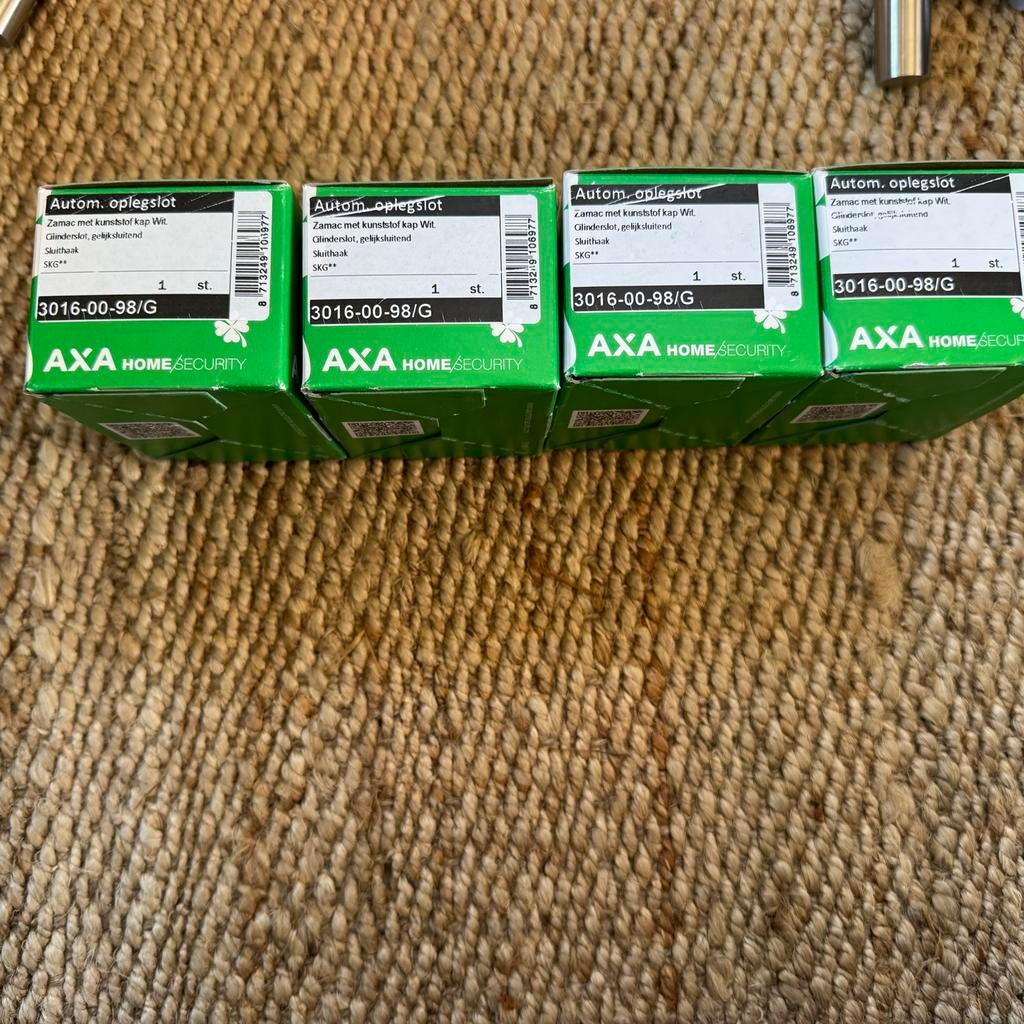 AXA Home Security Automatisch Oplegslot 3016-00-98/G, Ophalen of Verzenden, Nieuw, Overige materialen, Slot
