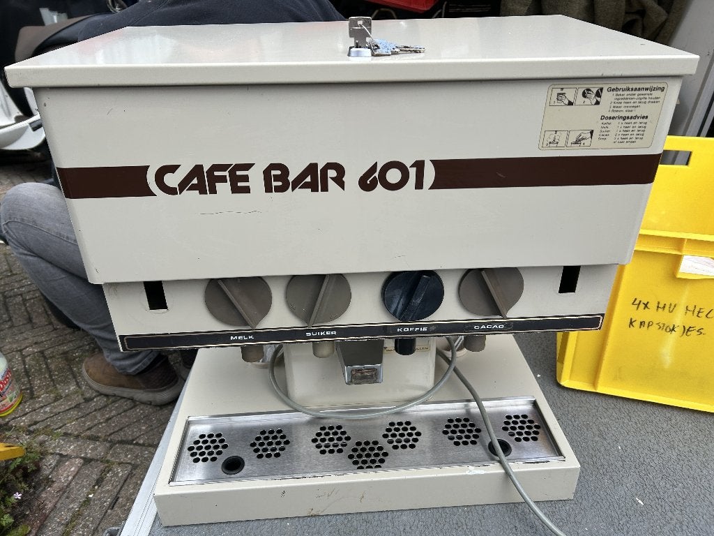 cafe bar 601vintage jaren 80 koffie, cacao, melk, i.z.g.st., Ophalen, Gebruikt, Overige modellen, Overige typen