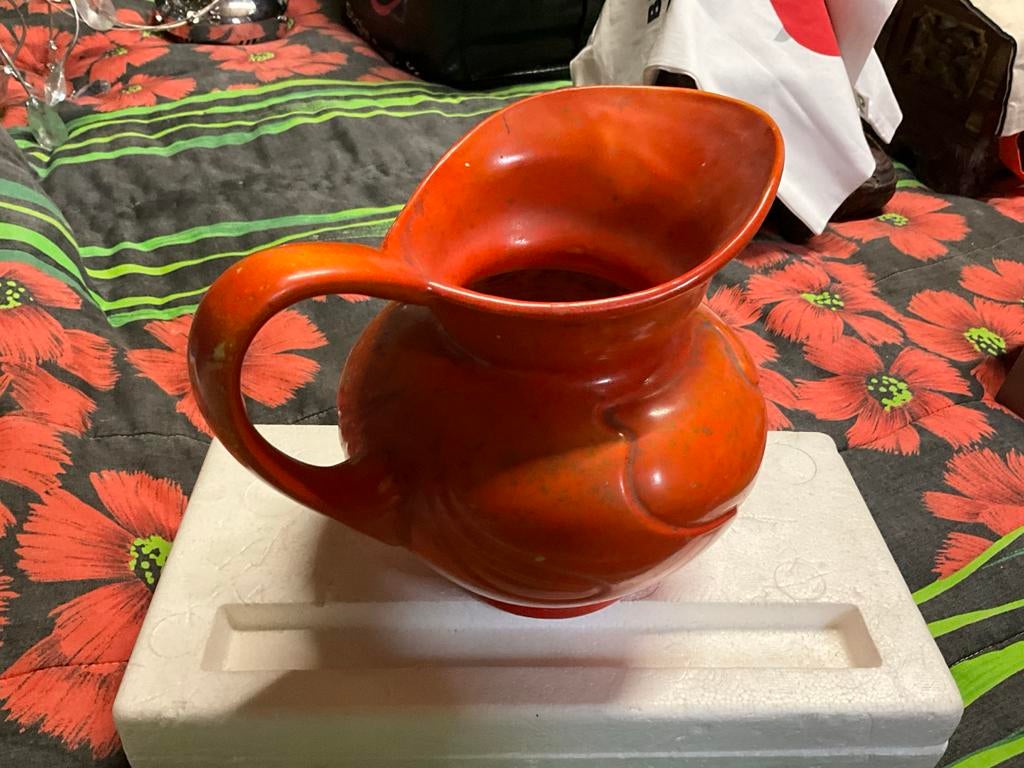 Vintage Mosa Art Deco Keramische Snavelvaas/Kan, Ophalen