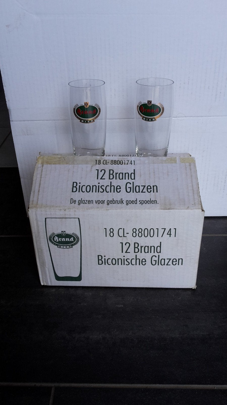 drink glazen, Ophalen