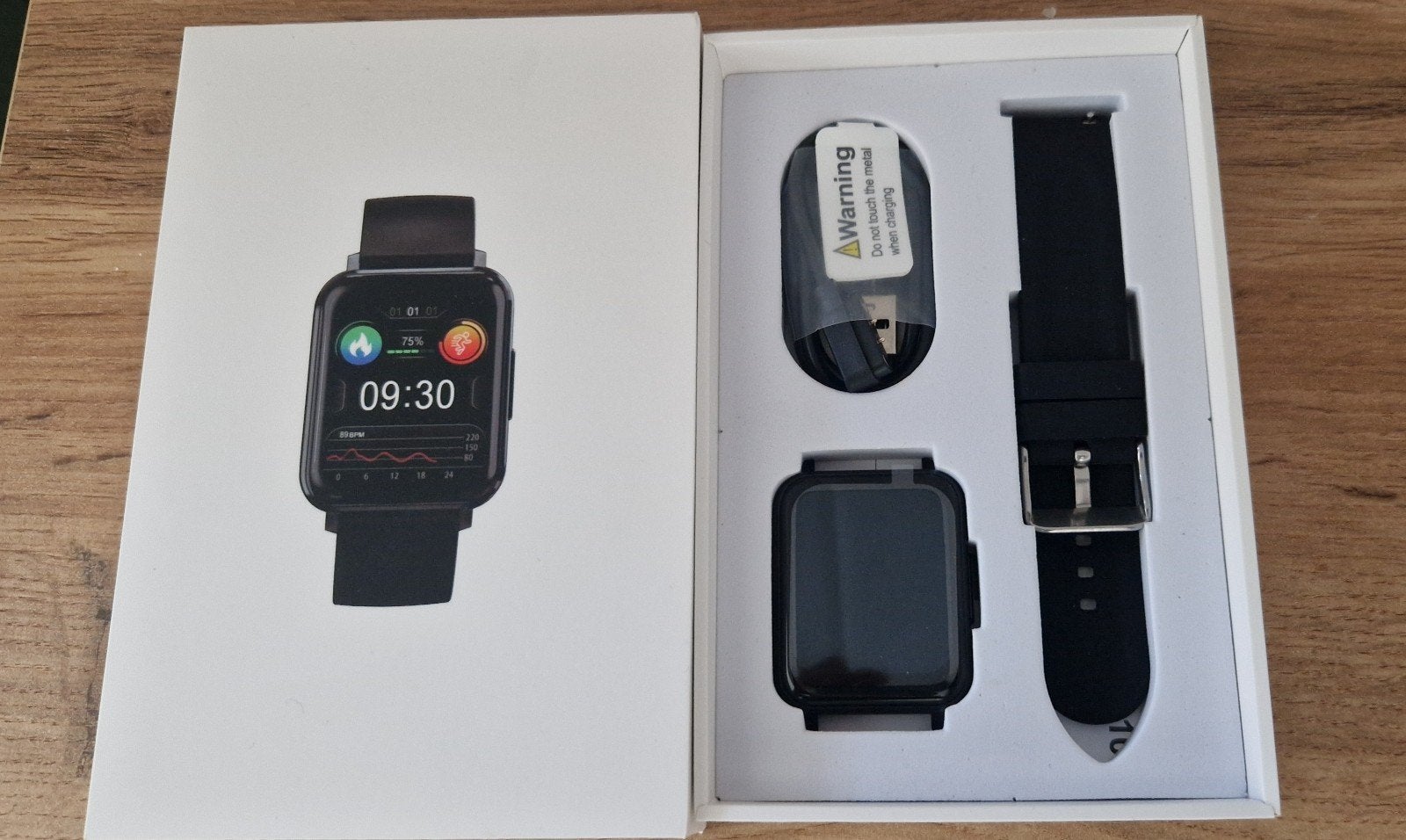 smartwatch TSMW-10.8, Ophalen of Verzenden, Nieuw, Zwart, Android