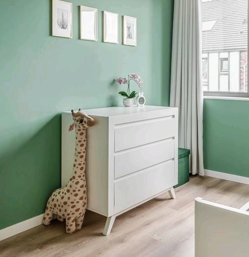 Bopita Anne commode wit – stijlvolle ladekast / babykamer, Ophalen, Zo goed als nieuw, 50 tot 70 cm, 100 cm of meer