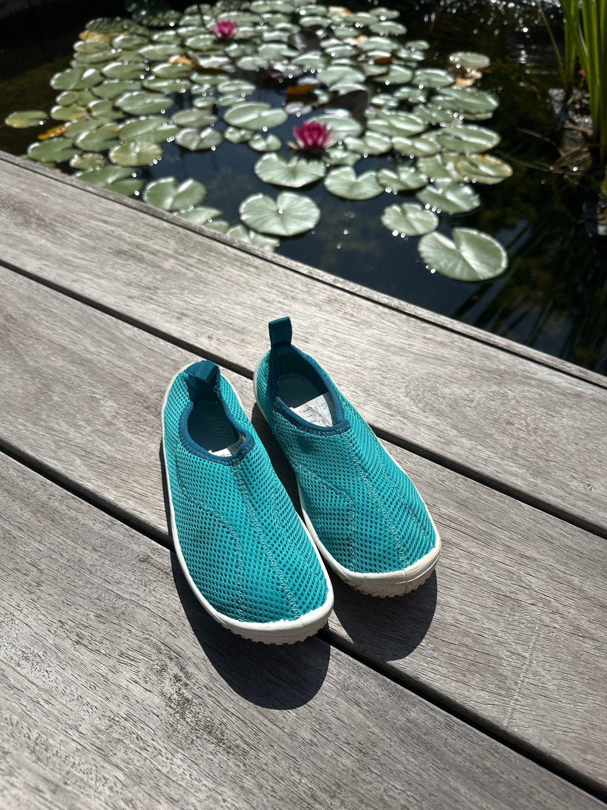 Waterschoenen maat 34-35, turquoise, Ophalen