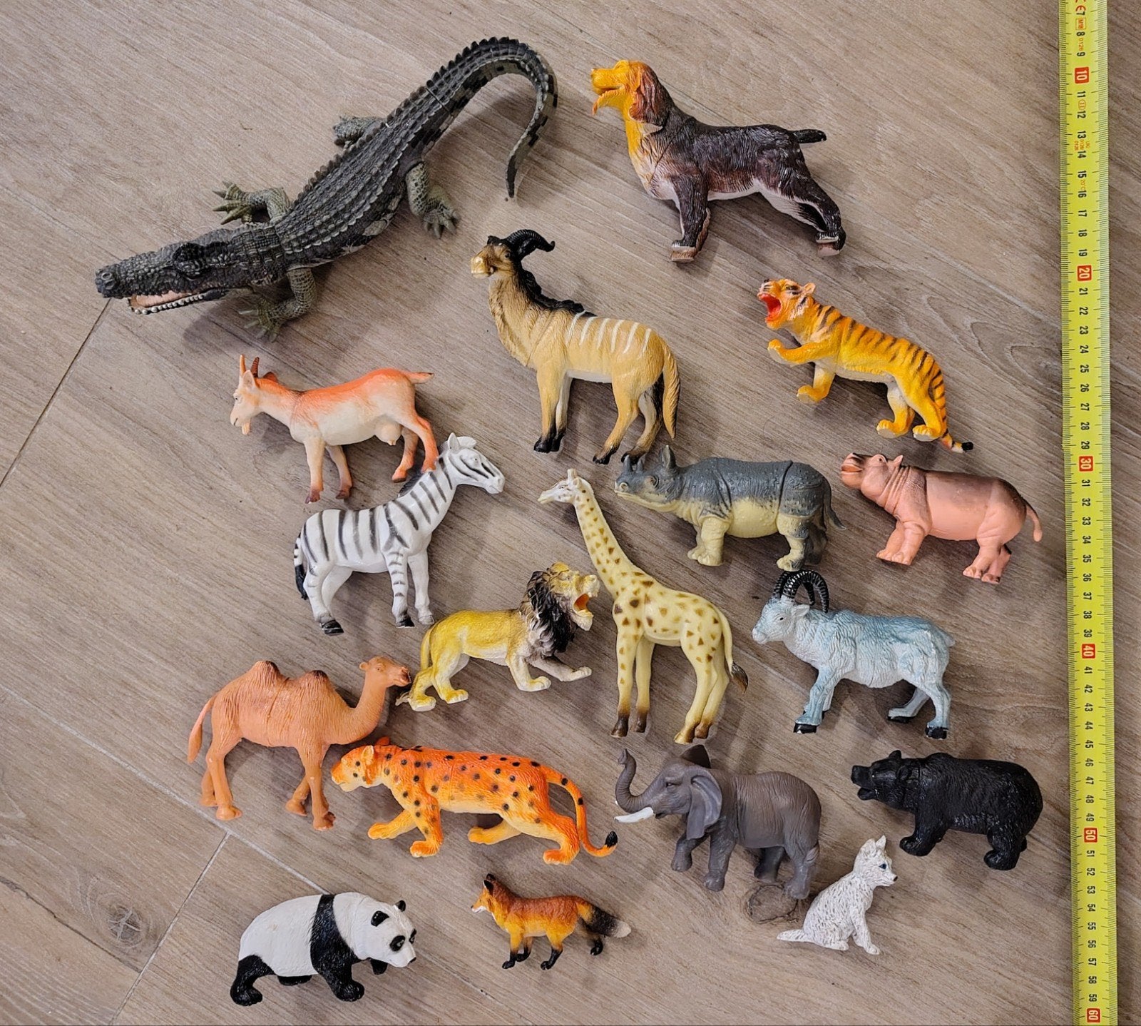 Set van 17 plastic speelgoeddieren, Ophalen of Verzenden, Gebruikt, Jongen of Meisje