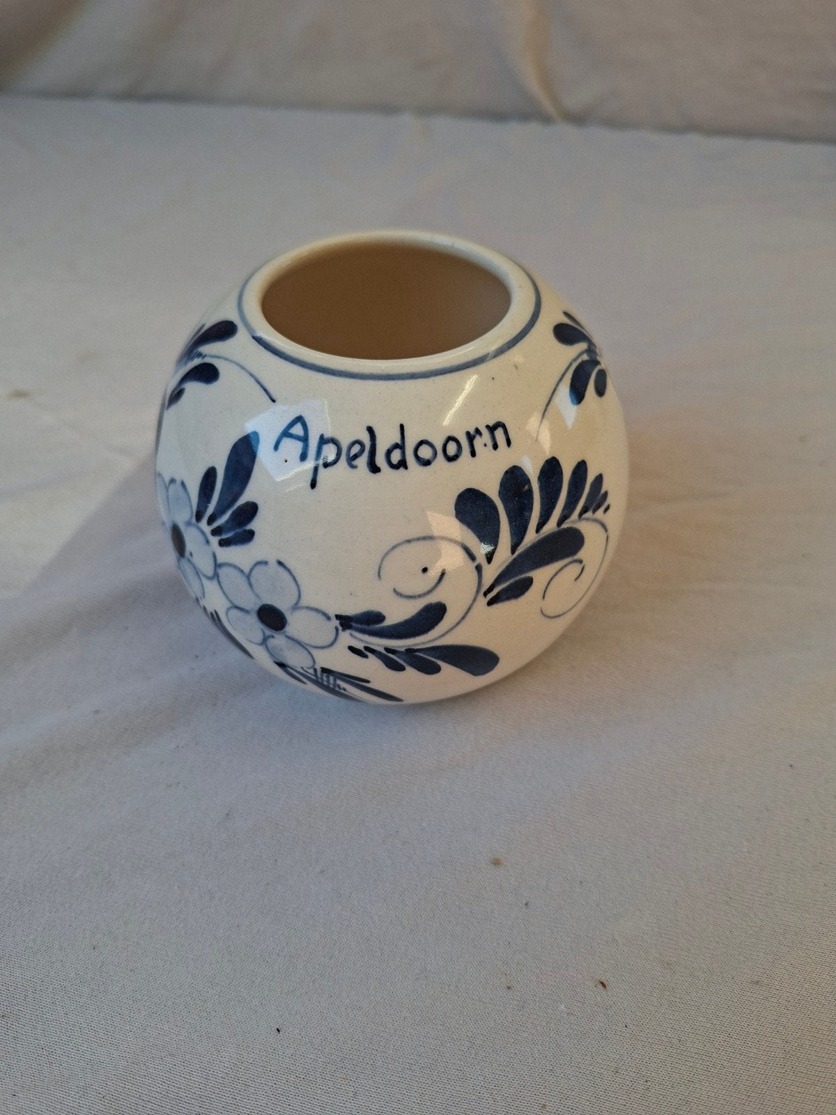 Delfts Blauw Vaasje Apeldoorn - Handgeschilderd, Ophalen