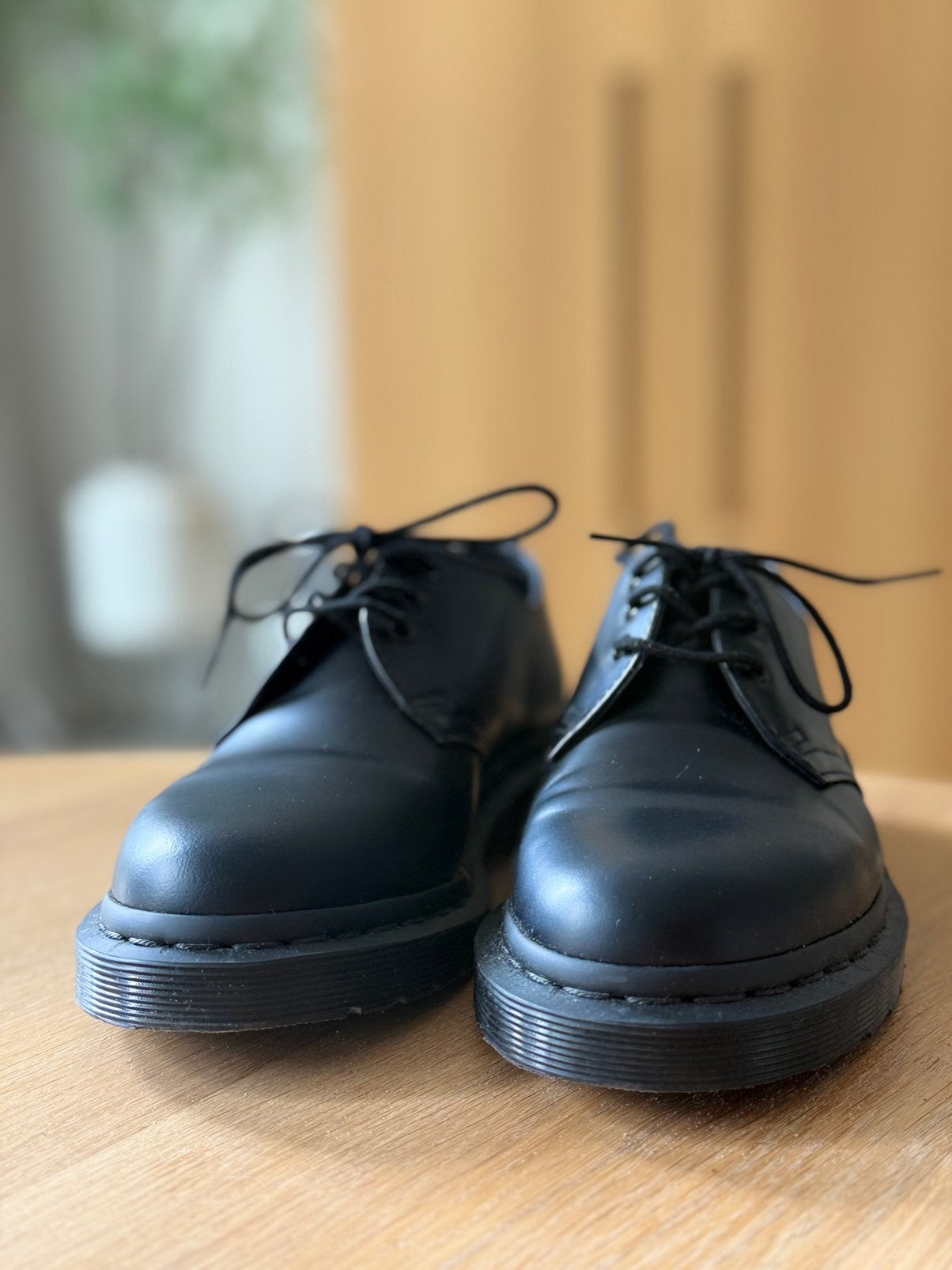 Dr. Martens 1461 Mono Black Smooth Leather Shoes - Size 36, Ophalen of Verzenden, Zo goed als nieuw, Instappers, Zwart