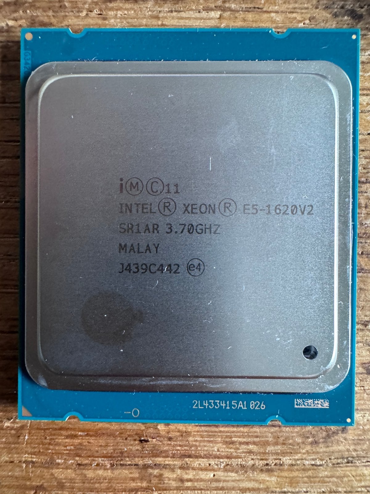 Intel Xeon E5-1620V2 processor, Computers en Software, Ophalen of Verzenden, Gebruikt, 4-core, 3 tot 4 Ghz