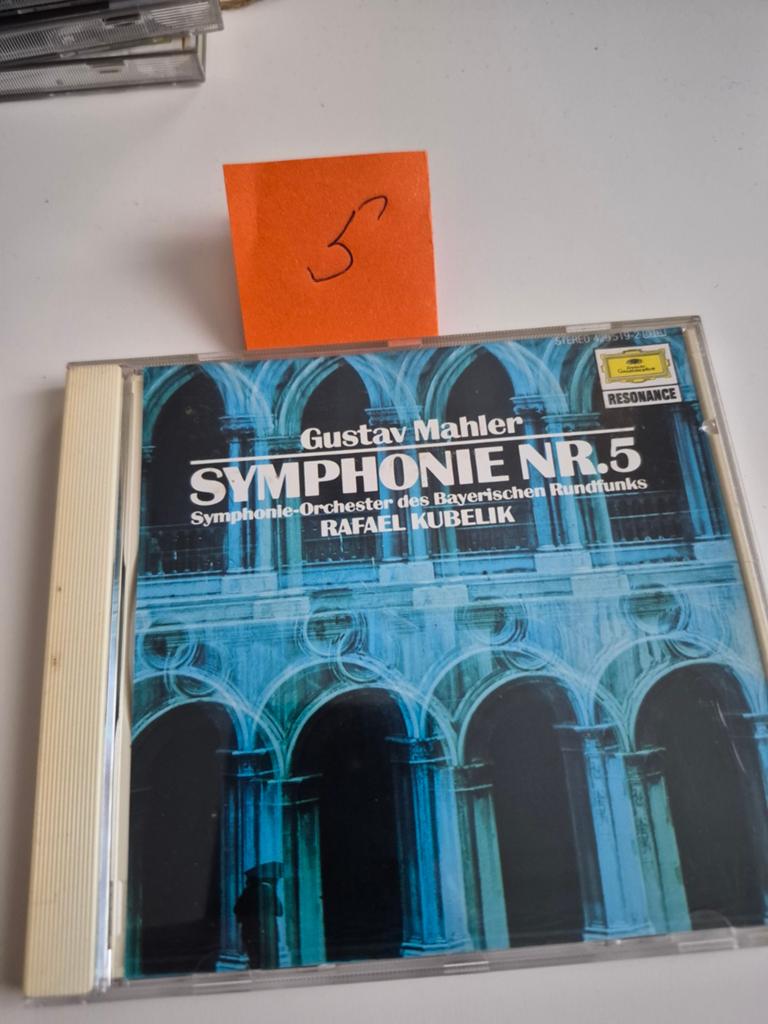 Gustav Mahler: Symfonie Nr. 5 - Rafael Kubelik CD, Ophalen of Verzenden, Romantiek, Gebruikt, Orkest of Ballet