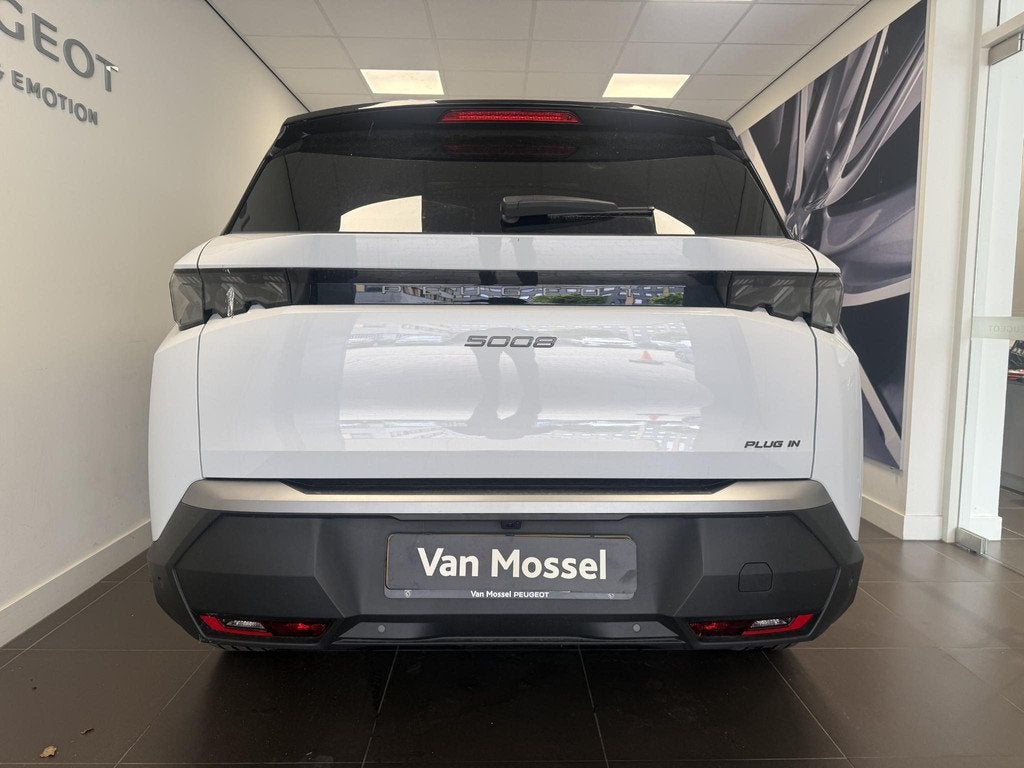 Peugeot 5008 1.6 Plug-in Hybrid 195 GT 7p | Panorama Schuif/, Auto's, Peugeot, 12 maanden, Gebruikt, 4 cilinders, Wit
