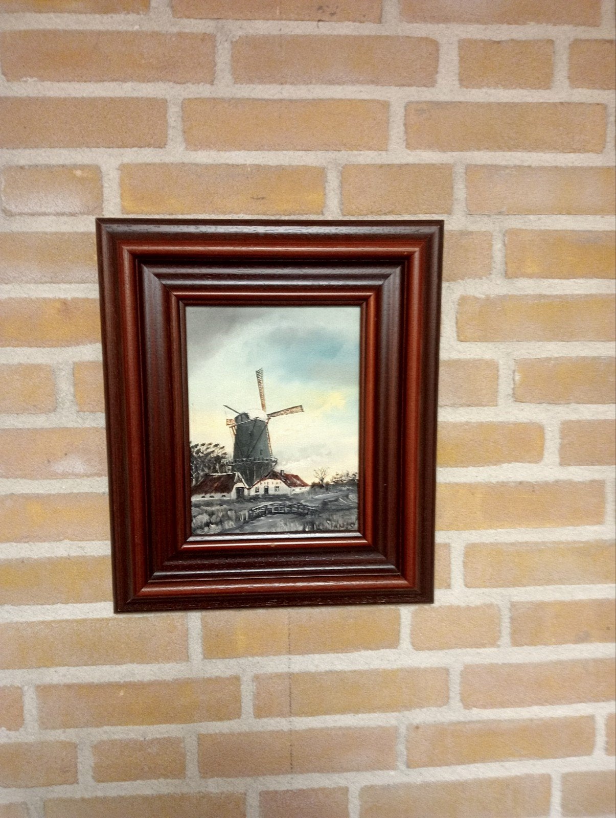 Hollands molenlandschap  A Nies, Ophalen of Verzenden