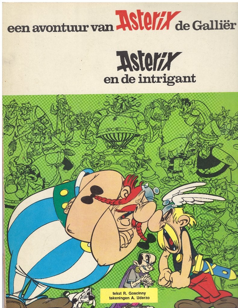 Asterix en de Intrigant 1e druk 1969, De Geïllustreerde Pers, Gelezen, René Goscinny, Albert Uderzo, Eén stripboek, Ophalen of Verzenden