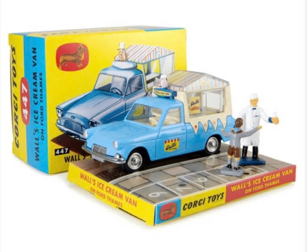 Ford Thames Wall's Ice Van & 2 figuren 1/46 CORGI NEW R. 447, Verzenden, Nieuw, Auto, Corgi