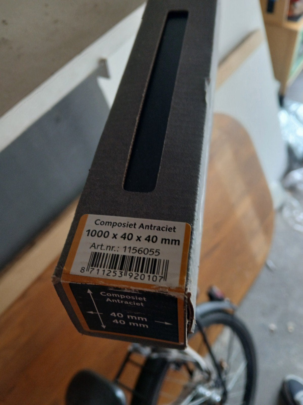 Badkamer / wc dorpel composiet zwart, Ophalen, Overige typen, Nieuw, 50 tot 100 cm