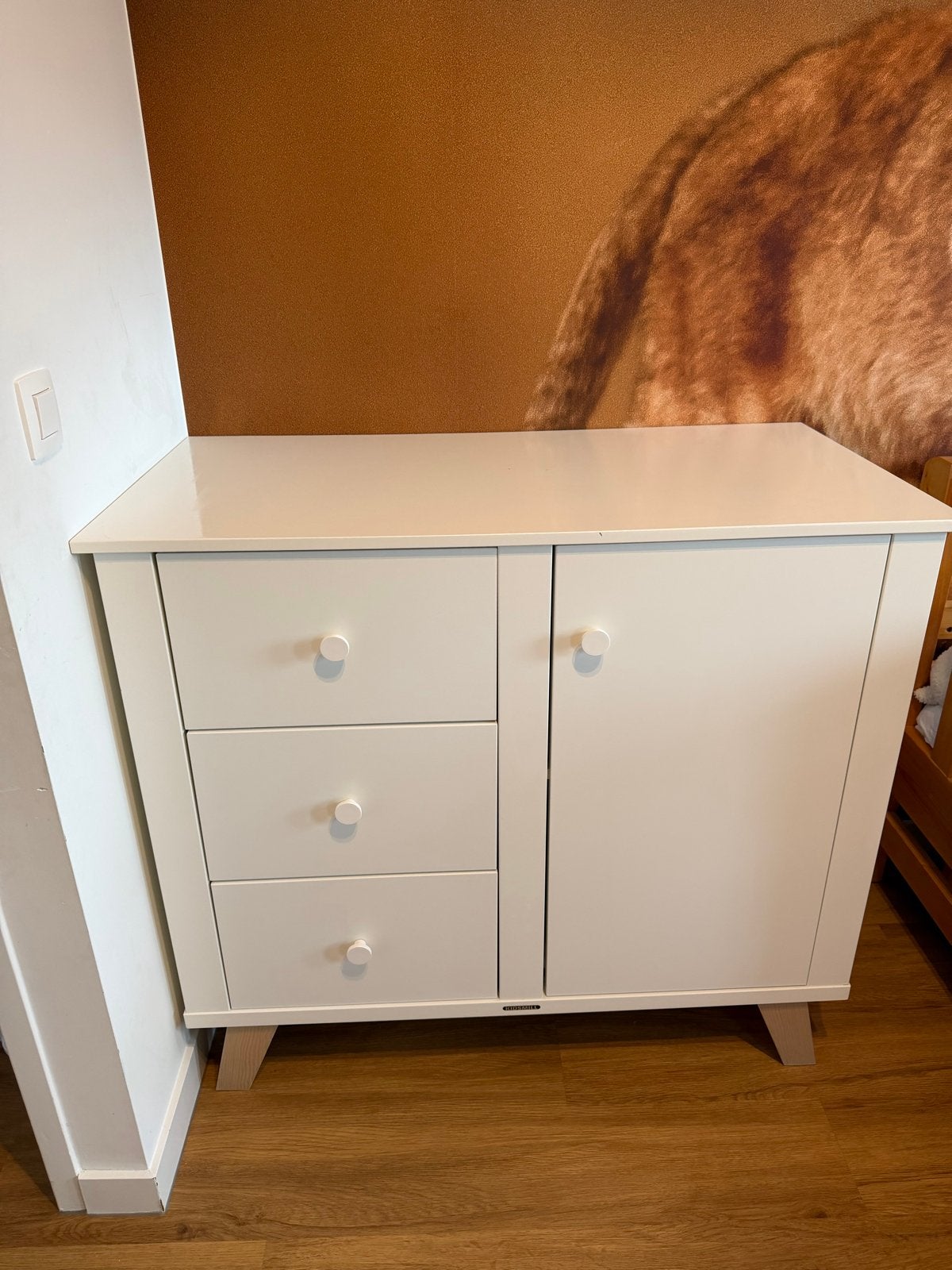 Kidsmill Commode Lars - Wit, Ophalen, Gebruikt, 50 tot 70 cm, 75 tot 100 cm