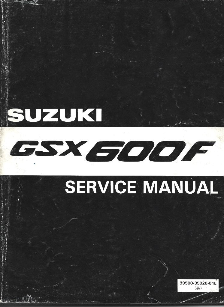GSX600 F Katana service manual (7451z) motor, Verzenden, Suzuki