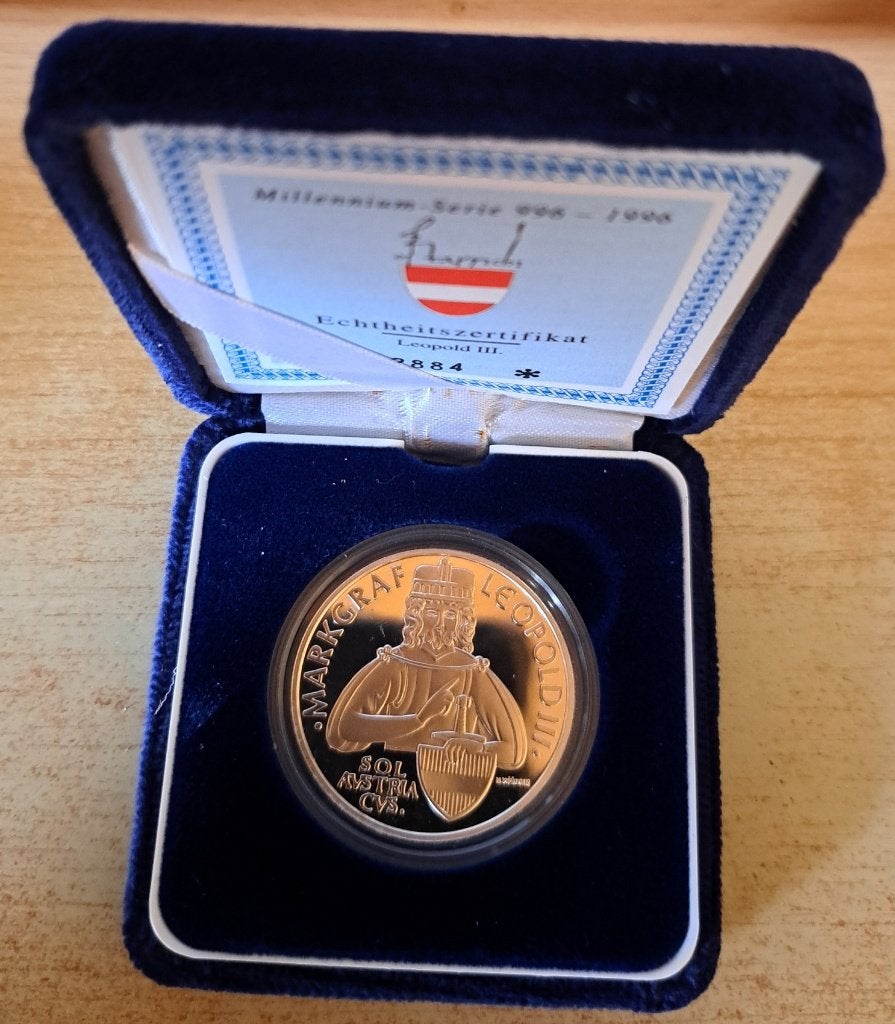 Oostenrijk, 100 Schilling 1996 - zilver Proof (1), Ophalen of Verzenden, Oostenrijk, Losse munt, Zilver