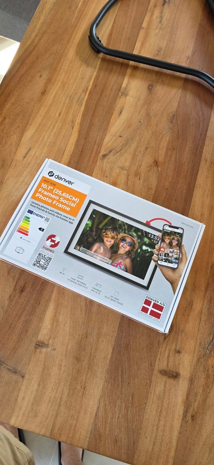 Digitale fotolijst - 10.1 inch - Met Wifi en Frameo App, Ophalen of Verzenden, Nieuw, 8 tot 12 inch, Overige merken