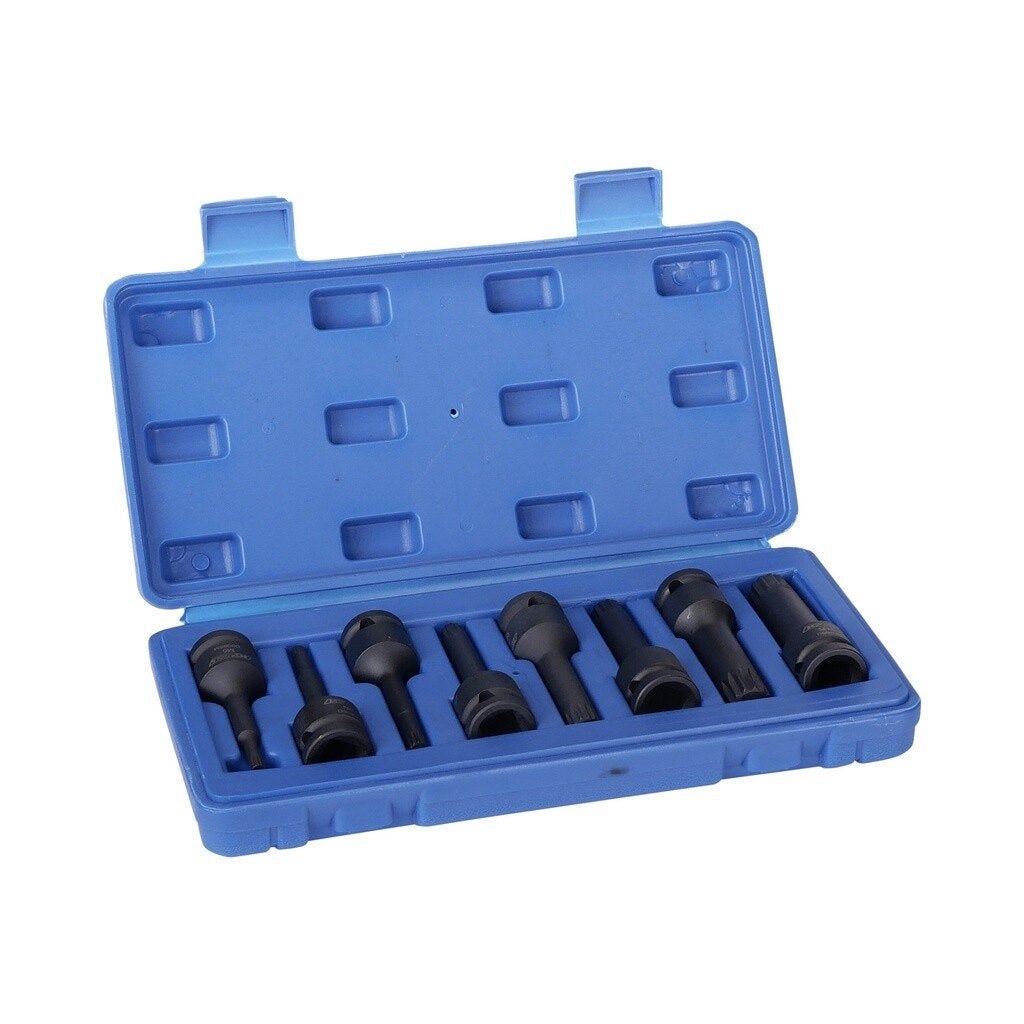 Impact doppenset spline 1/2" 8 delig, Verzenden