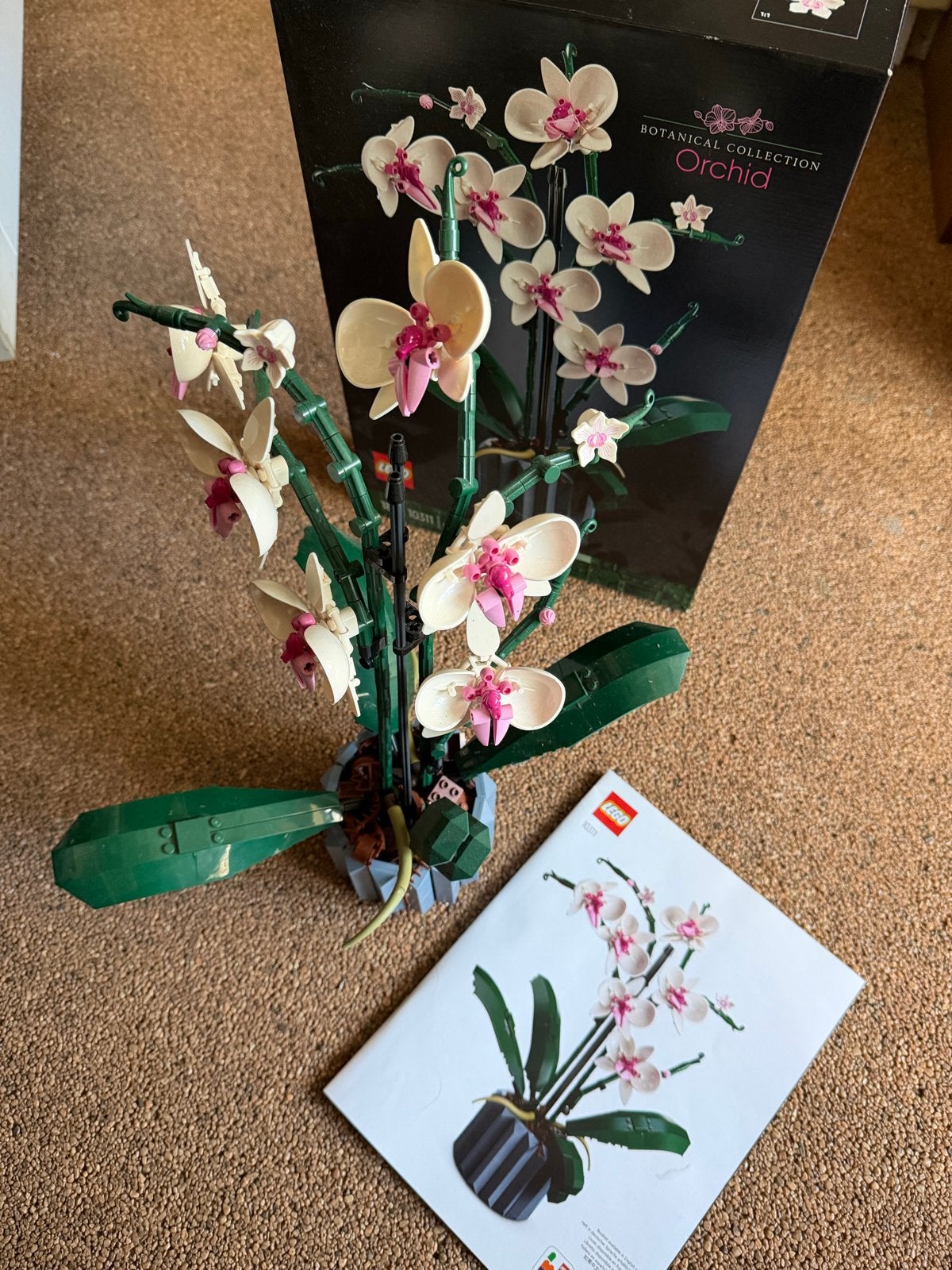 LEGO Orchidee (Botanical Collection), Ophalen of Verzenden, Zo goed als nieuw, Overige merken