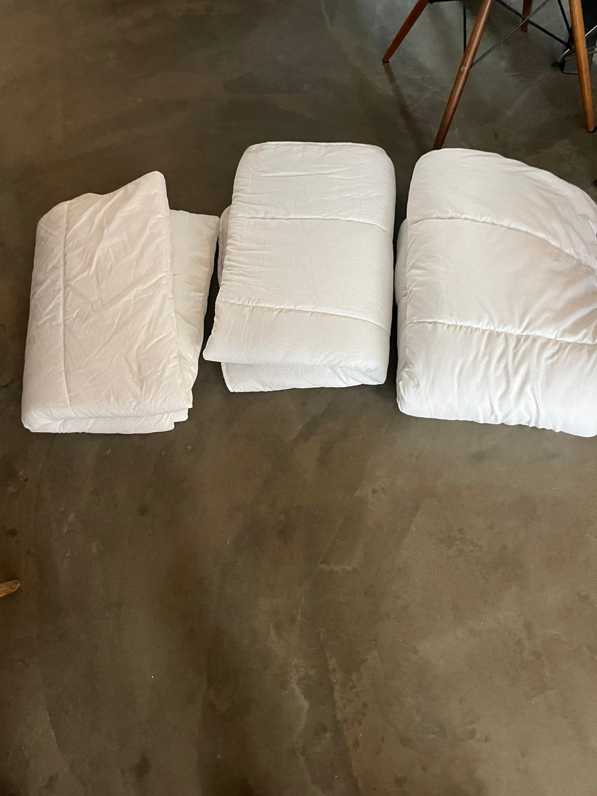 3 maal Dekbed 120x150 cm, 300 gr/m2- Zo goed als nieuw, Overige maten, Wit, Ophalen of Verzenden, HEMA