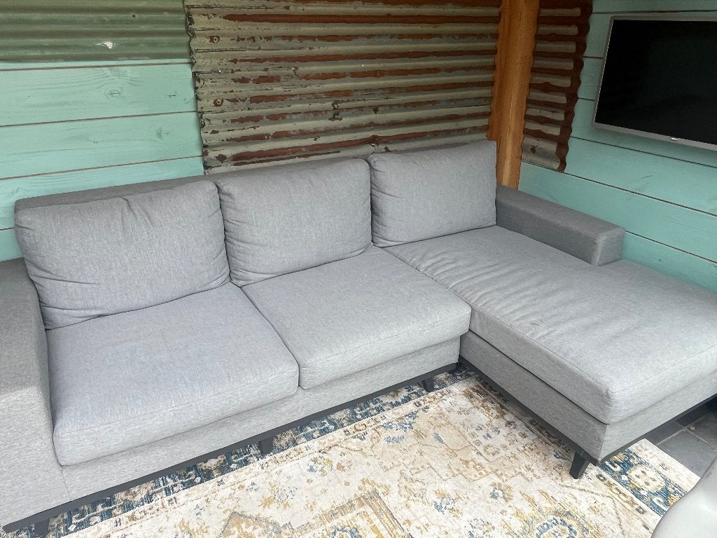 Whkmp’s own loungebank rechts Torino, Ophalen, Gebruikt, 3 zitplaatsen, Aluminium