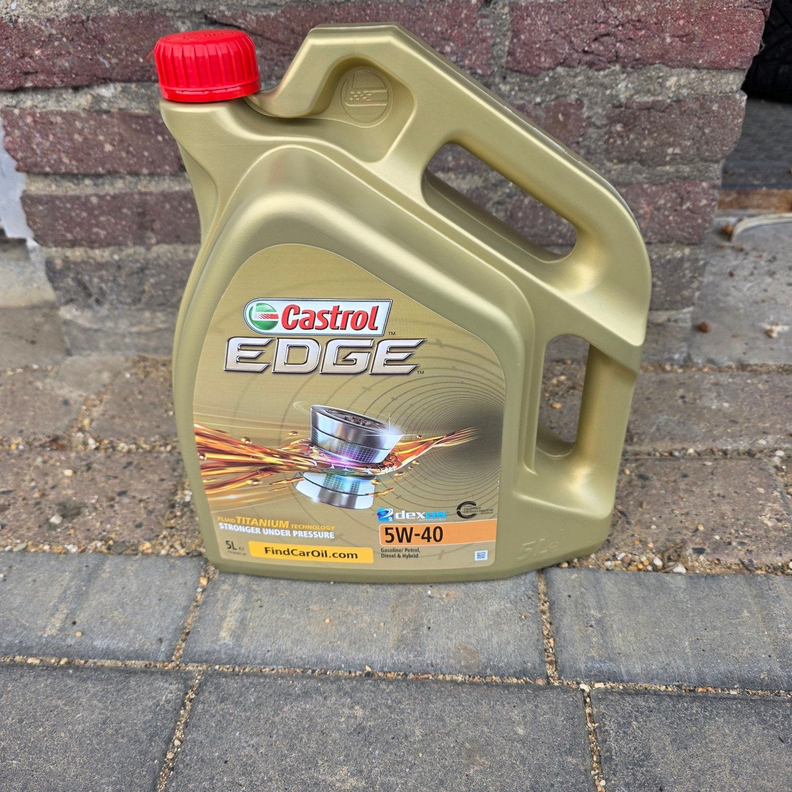 Castrol Edge 5W40 Titanium 5 liter motorolie nieuw, Ophalen of Verzenden, Nieuw
