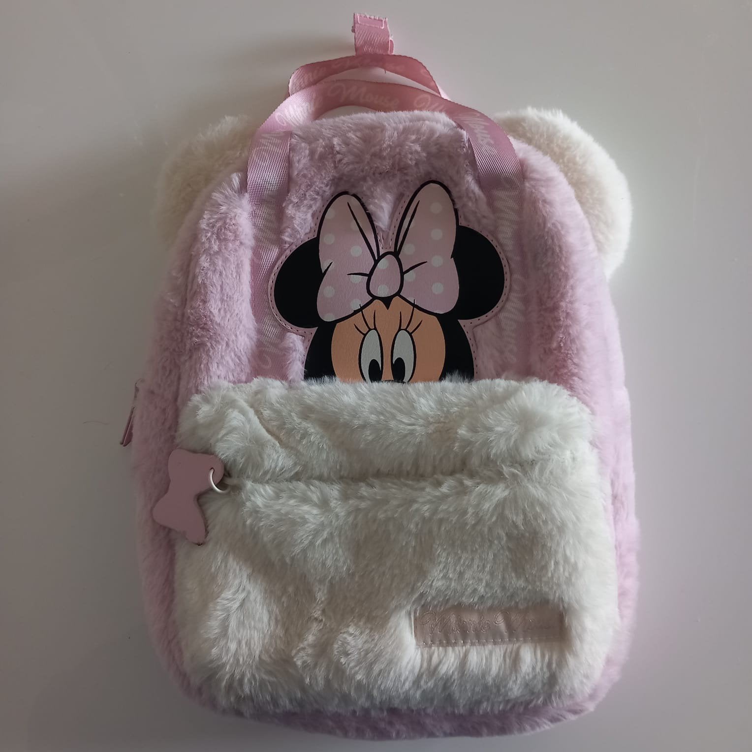 Minnie Mouse Rugzak Primark - Roze Pluche 30x25 cm, Gebruikt, Disney of Dora, 25 tot 40 cm, Ophalen of Verzenden