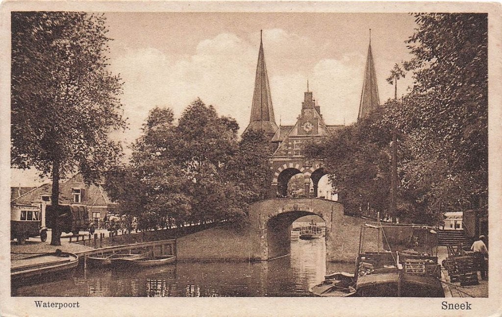 703-360-031 Waterpoort Sneek, Verzenden, Voor 1920, Friesland