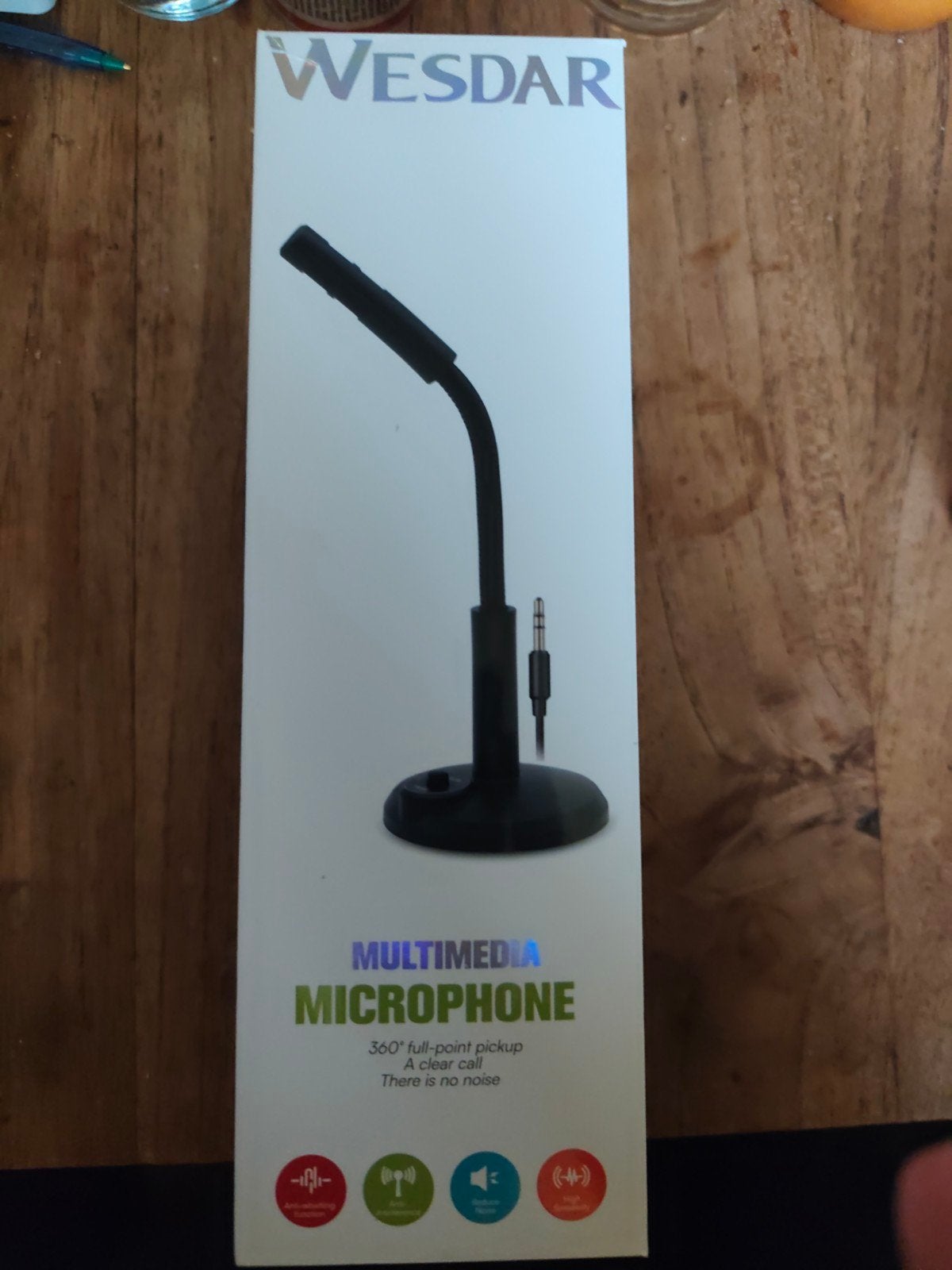 WESDAR Multimedia Microfoon - Nieuw in doos, Muziek en Instrumenten, Ophalen of Verzenden, Nieuw, Overige typen