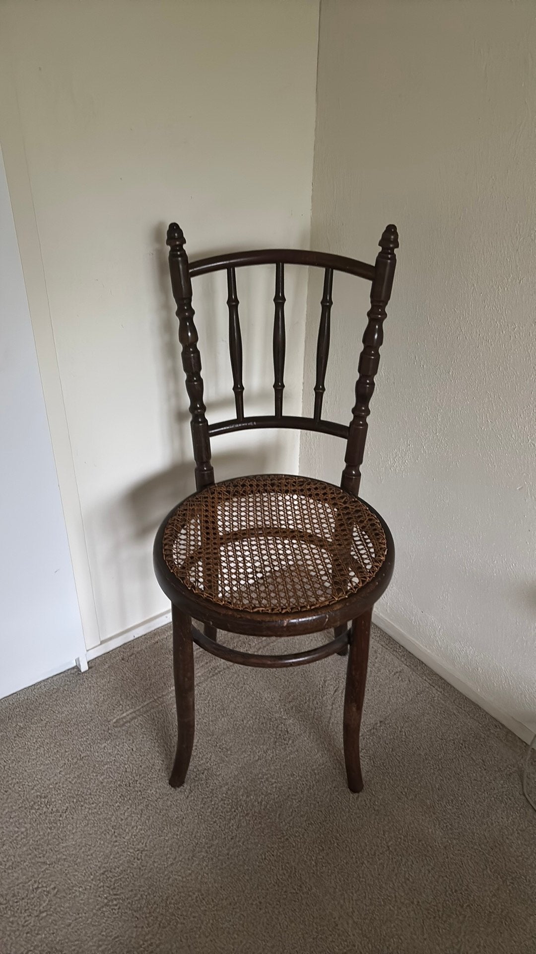 Antieke Thonet stoel van Fischer, Wenen - Made in Austria, Antiek en Kunst, Ophalen