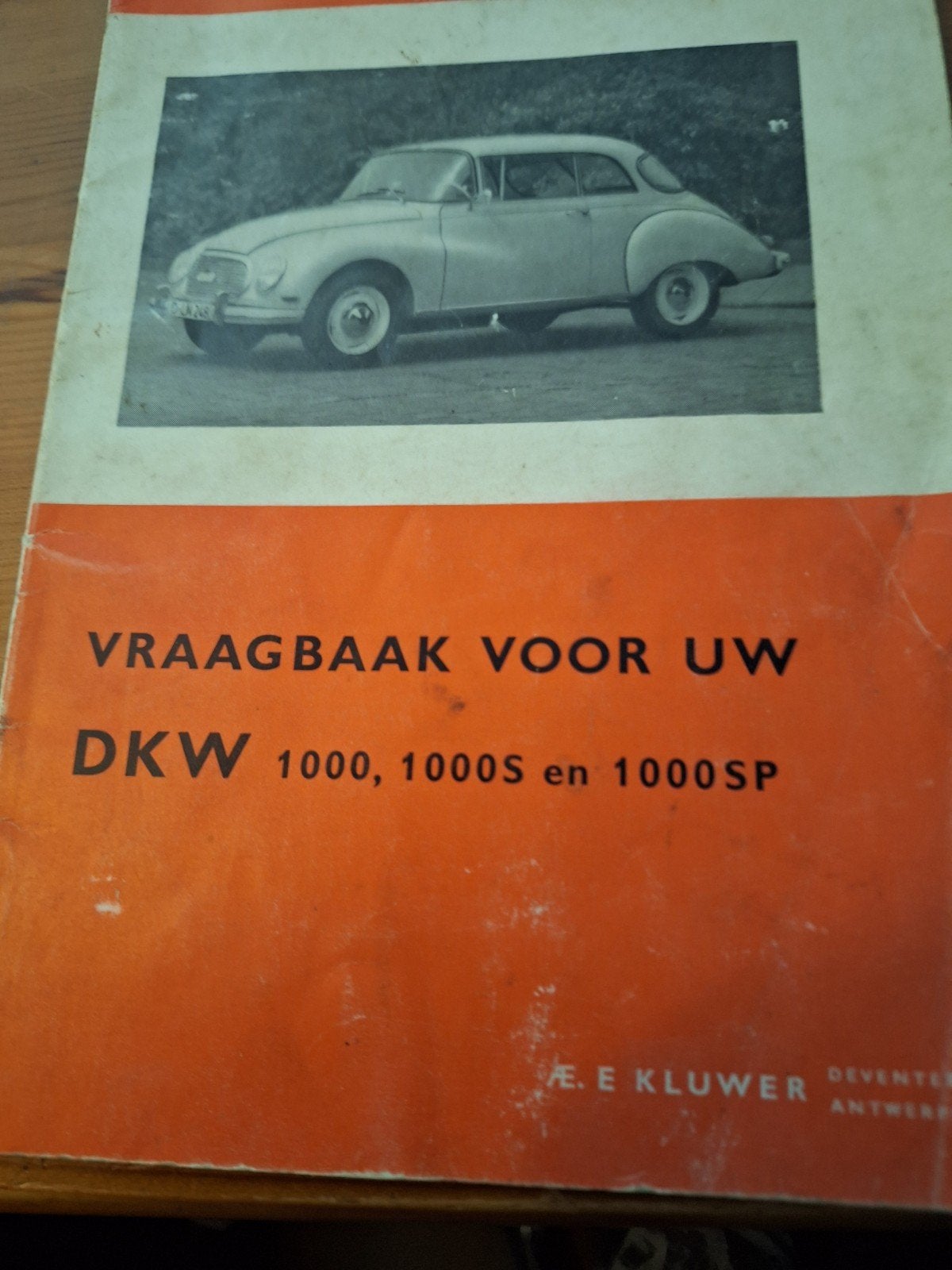 Vraagbaak DKW 1000/1000S/1000SP - Nette Staat, Ophalen of Verzenden, Gelezen, Overige merken