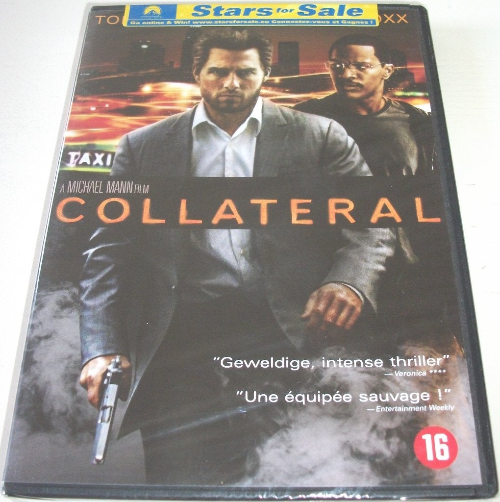 Dvd *** COLLATERAL *** Berekenende huurmoordenaar *NIEUW*, Psychologische thriller, Vanaf 16 jaar, Ophalen of Verzenden, Nieuw in verpakking