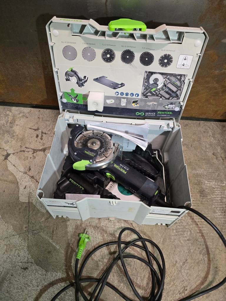 Festool dsc-ag 125 fh-plus tegelslijper / tegelzaag, Ophalen of Verzenden, Zo goed als nieuw