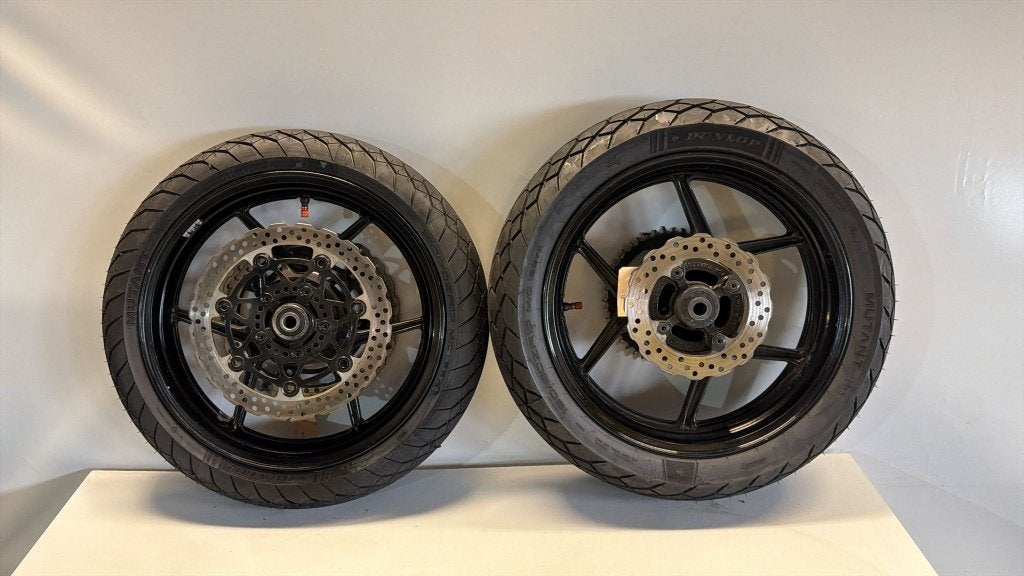 Voor & Achter wielen Kawasaki Versys 650 2006-2010, Motoren, Ophalen of Verzenden, Gebruikt