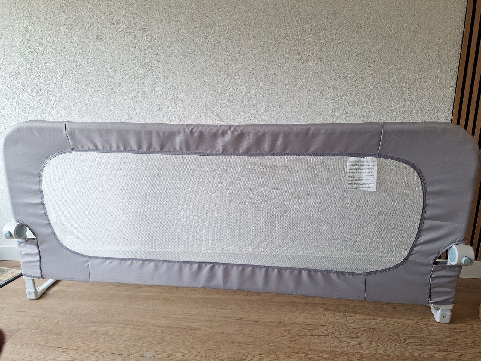 Bedhekje grijs - Veiligheid voor kinderbed, Ophalen, Gebruikt, Overige typen, 115 cm of meer