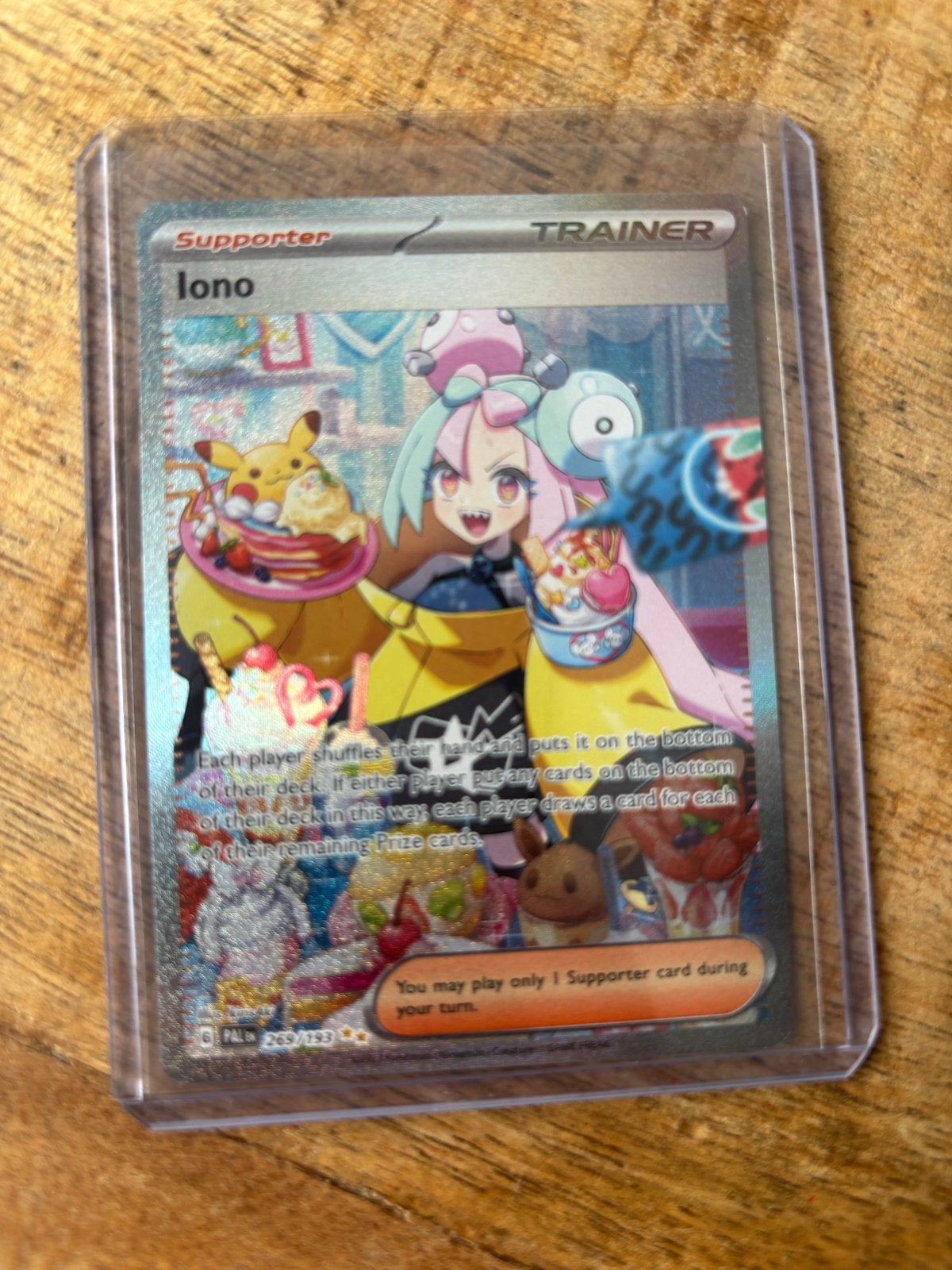 Iono Supporter Trainer Full Art Pokémon Kaart, Hobby en Vrije tijd, Verzamelkaartspellen | Pokémon, Ophalen of Verzenden, Nieuw