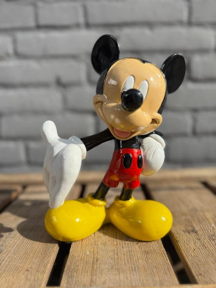 Vintage Mickey Mouse beeldje - Disney verzamelobject, Ophalen, Beeldje of Figuurtje, ., Zo goed als nieuw