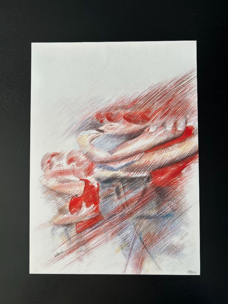 Zeefdruk Leo Musch  ZOMEROPRUIMING, Antiek en Kunst, Kunst | Litho's en Zeefdrukken, Gesigneerd, Verzenden, Zeefdruk