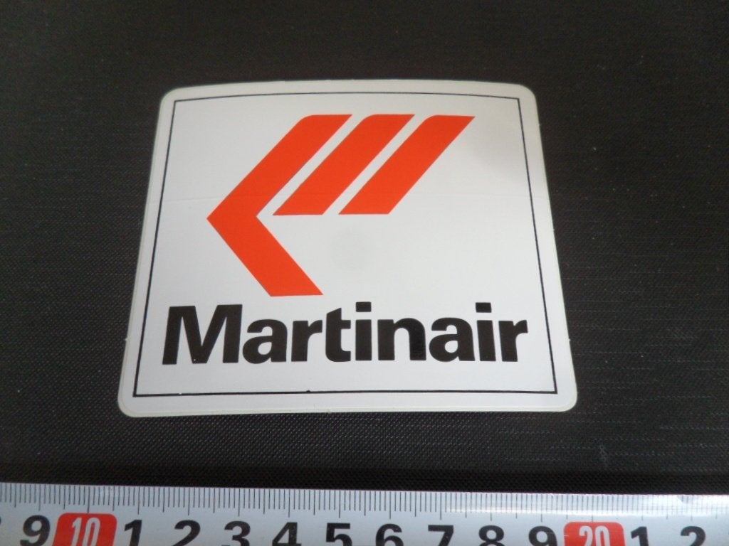 sticker MARTINAIR logo Luchtvaart *, Ophalen, Zo goed als nieuw